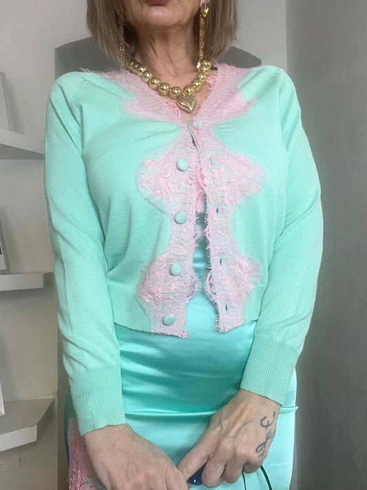 No Secrets - Cardigan Pizzo