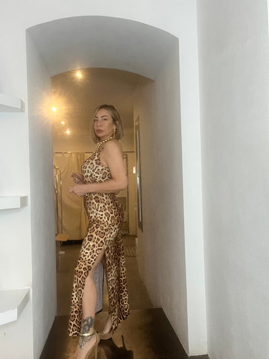 4giveness - Abito Stampa Leopard