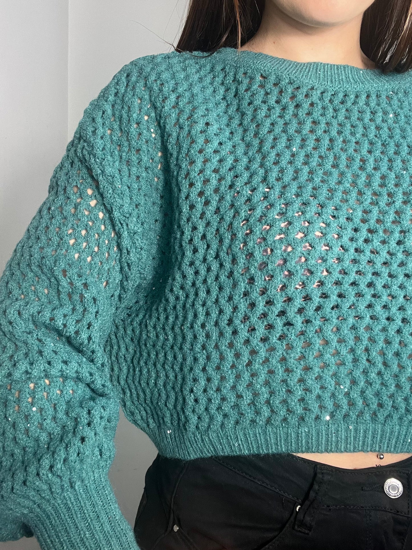 Nueva Vida - Maglia Traforata Erica - M163 MAGLIA ERICA
