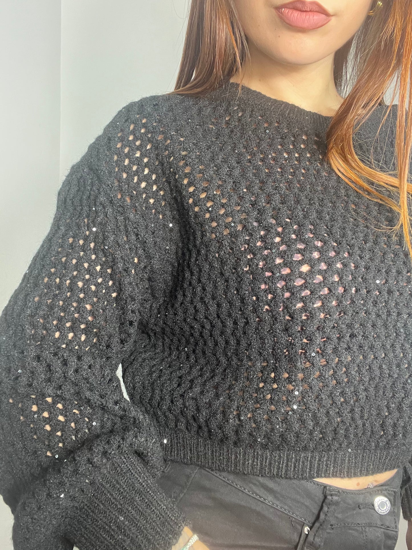 Nueva Vida - Maglia Traforata Erica - M163 MAGLIA ERICA