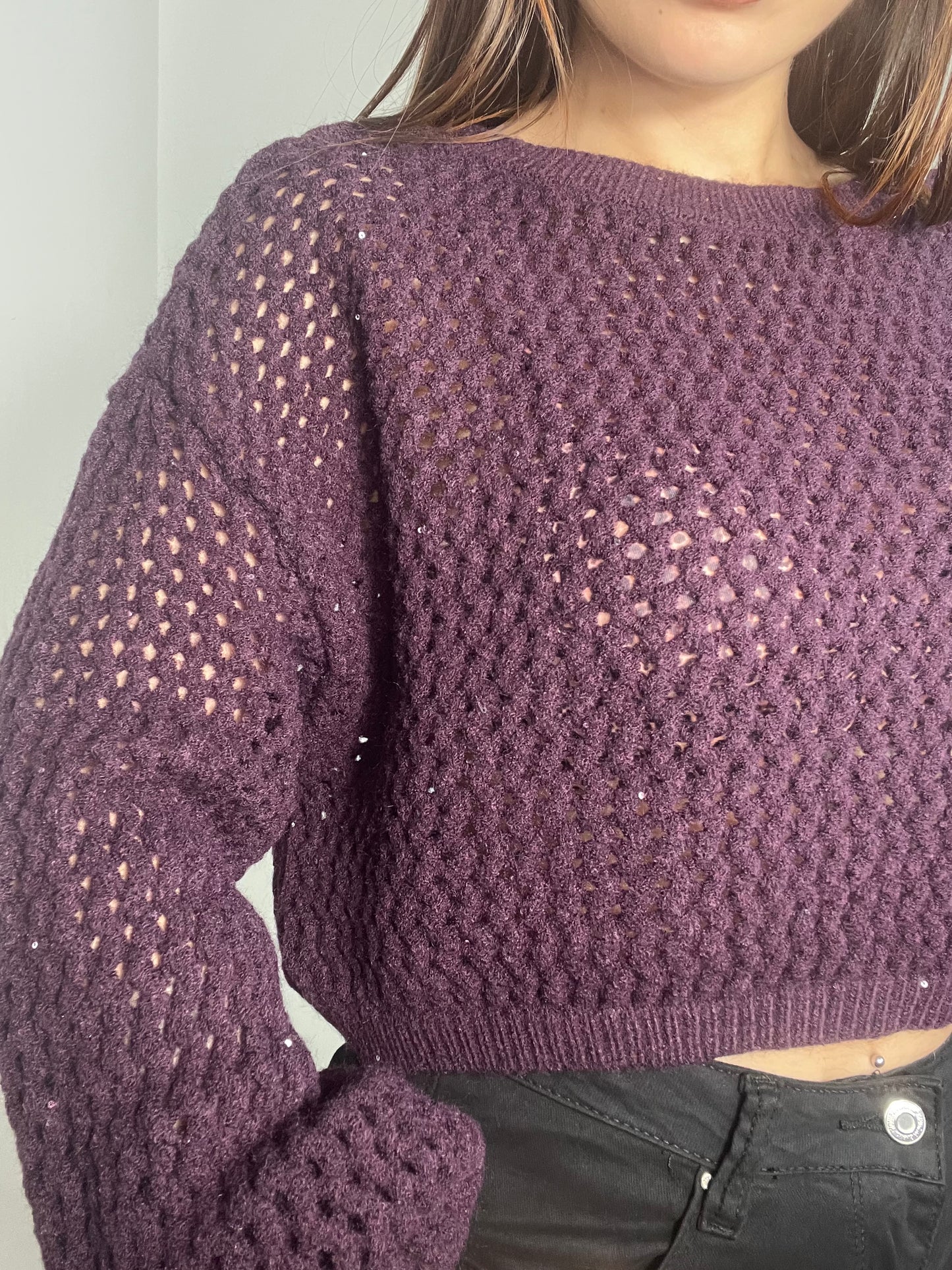 Nueva Vida - Maglia Traforata Erica - M163 MAGLIA ERICA