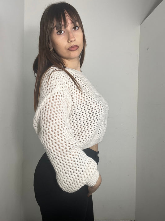 Nueva Vida - Maglia Traforata Erica