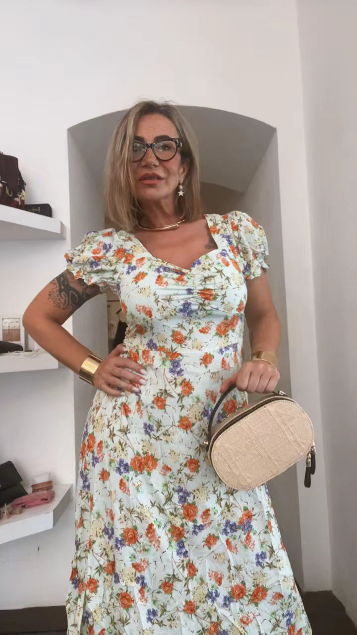 Nueva Vida - Abito Fiori Morbido