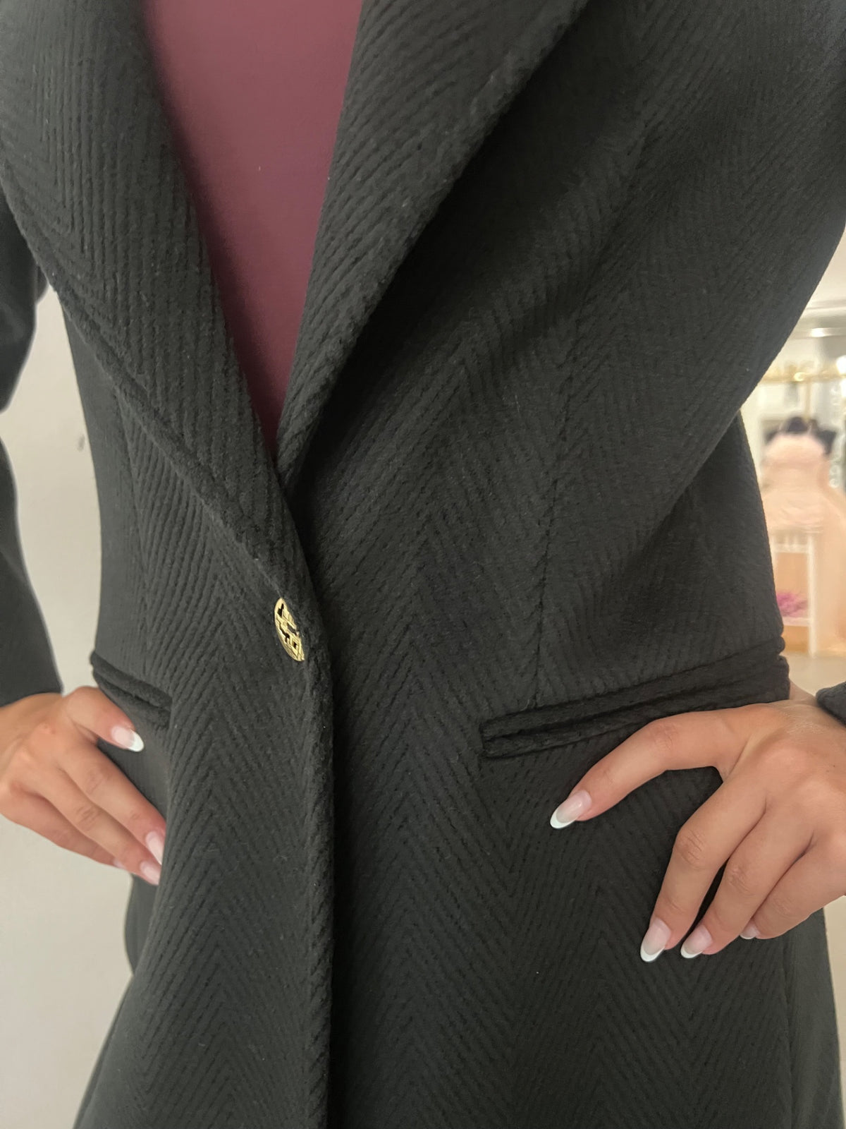 Cappotto Sleek - Nero