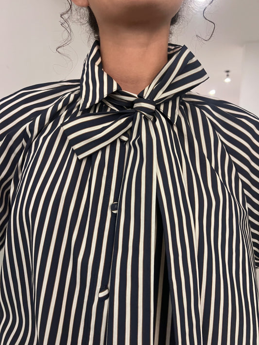 Camicia Rose - Blu / Beige