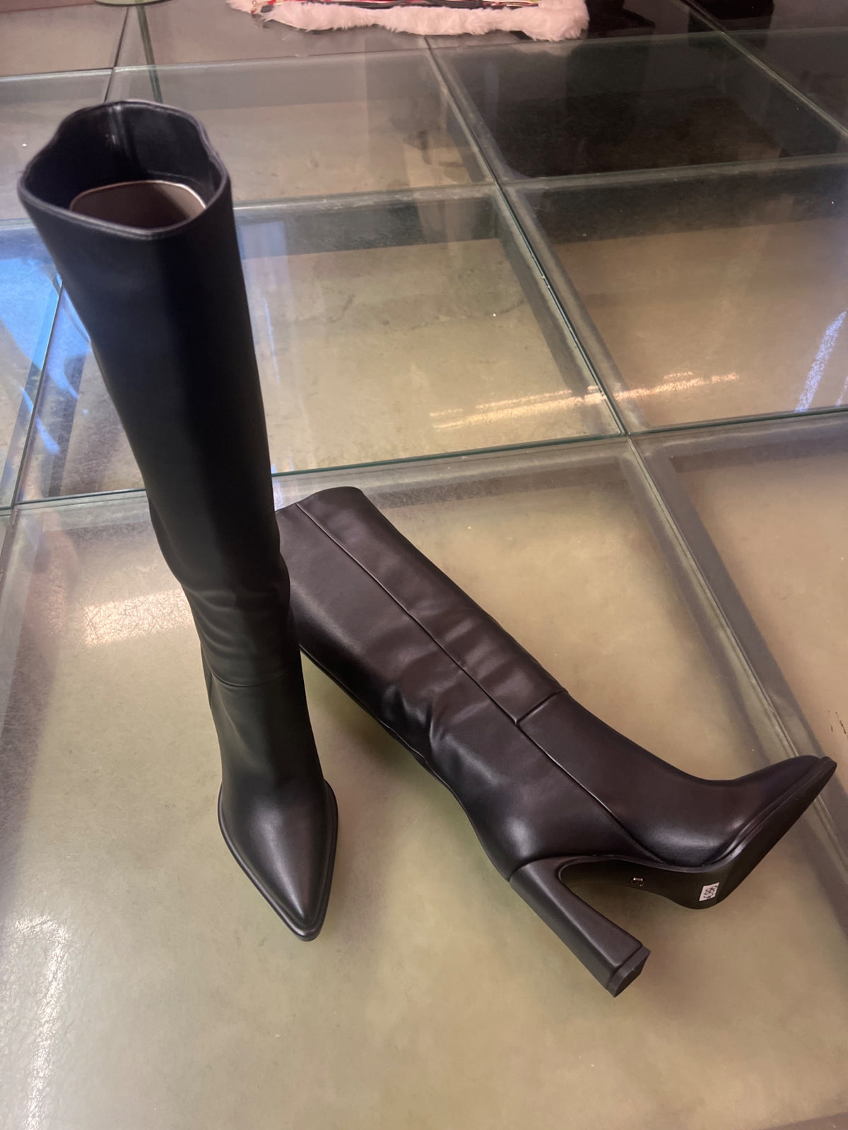 Stivale Tacco 10 Cm - Nero