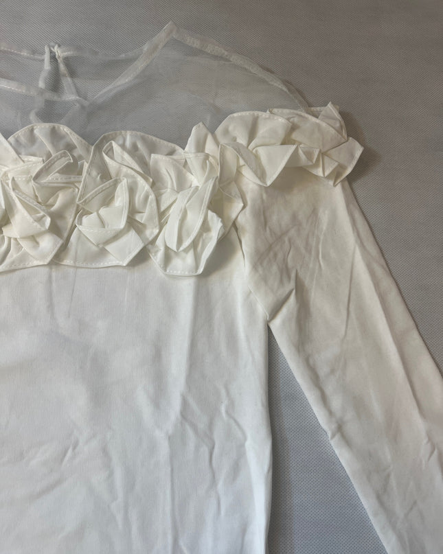 16.773607 - Nueva Vida - Maglia Rouge E Retina - Bianco