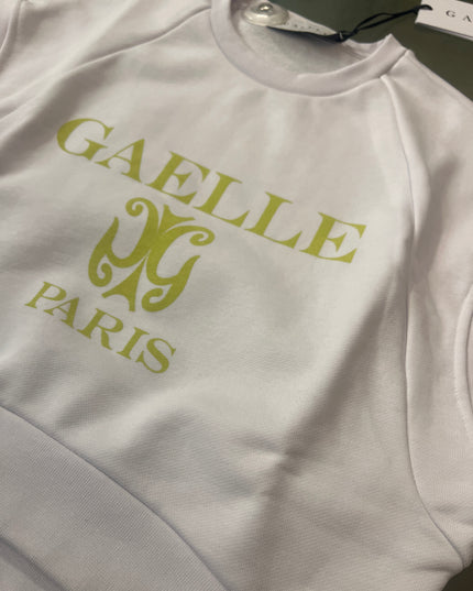 17.774678 - Gaelle - Felpa Stampata - Bianco