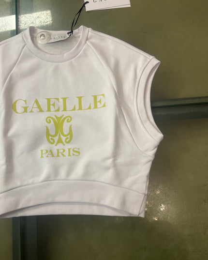 17.774678 - Gaelle - Felpa Stampata - Bianco