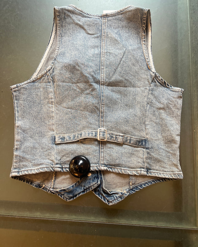 17.774807 - Nueva Vida - Gilet Jeans - Blu