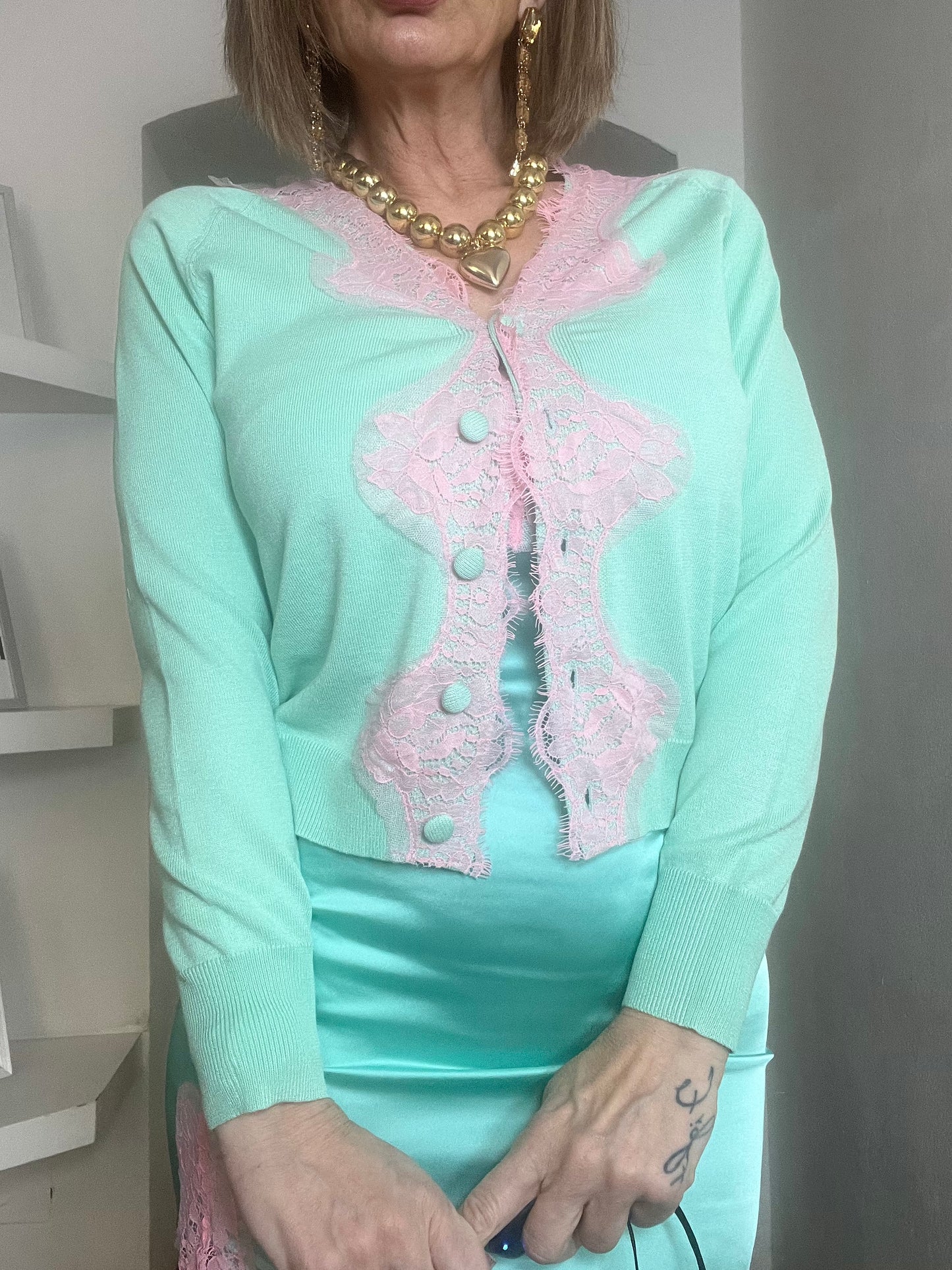 No Secrets - Cardigan Pizzo