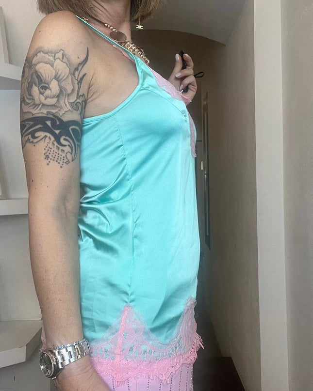 No Secrets - Top Raso Pizzo - 251NS144