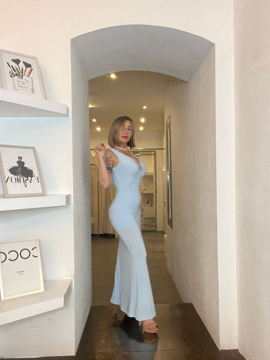 Nueva Vida - Abito Lungo Con Spilla