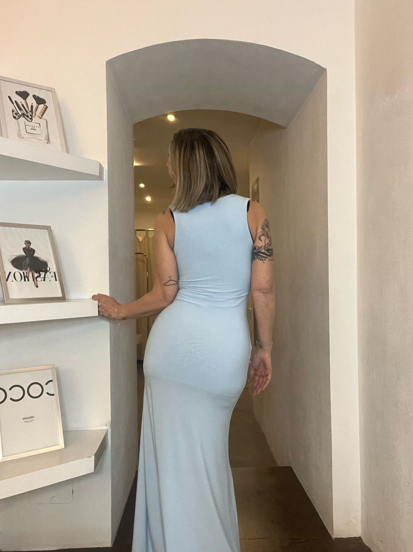 Nueva Vida - Abito Lungo Con Spilla