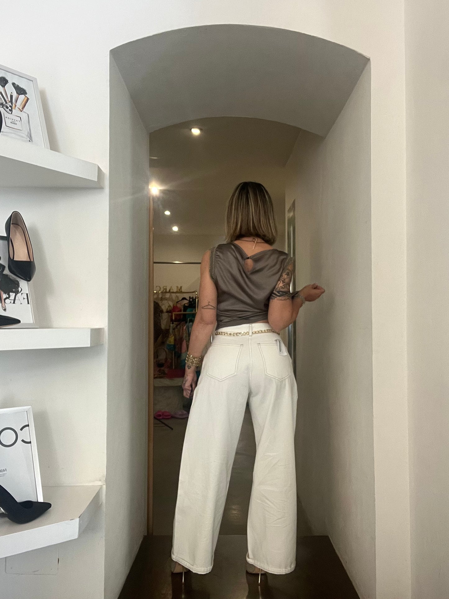 Nueva Vida - Jeans Palazzo Bianchi