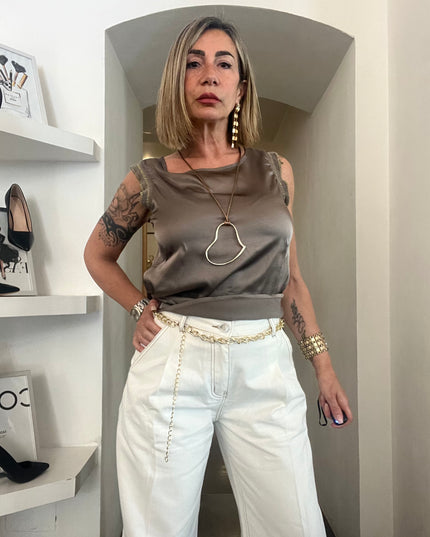 Nueva Vida - Jeans Palazzo Bianchi - DH1005 JEANS PALAZZO