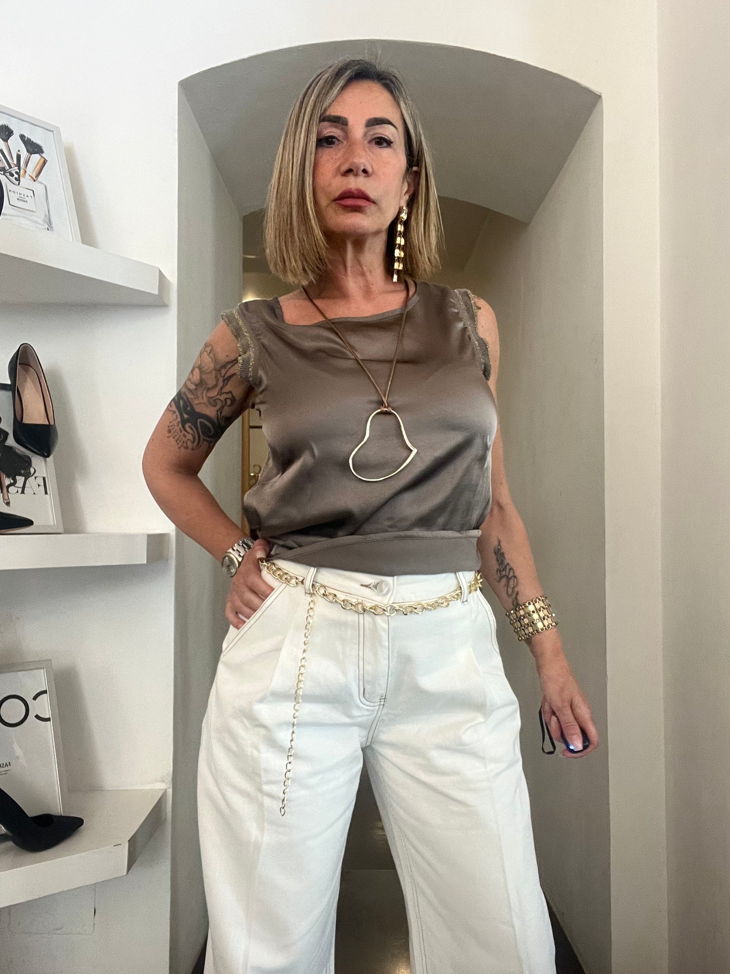 Nueva Vida - Jeans Palazzo Bianchi