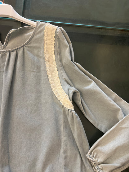 Nueva Vida - Camicia Jeans Apll Pizzo