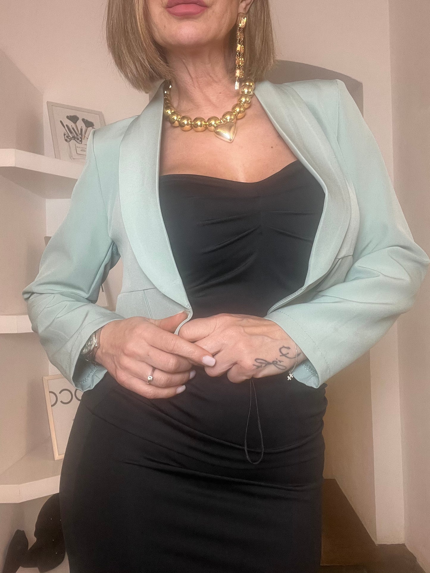 Nueva Vida - Giacca Corta Senza Bottone