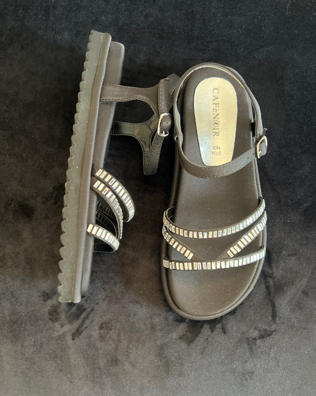 Cafe' Noir - Sandalo Frate Strass - C1GD9104