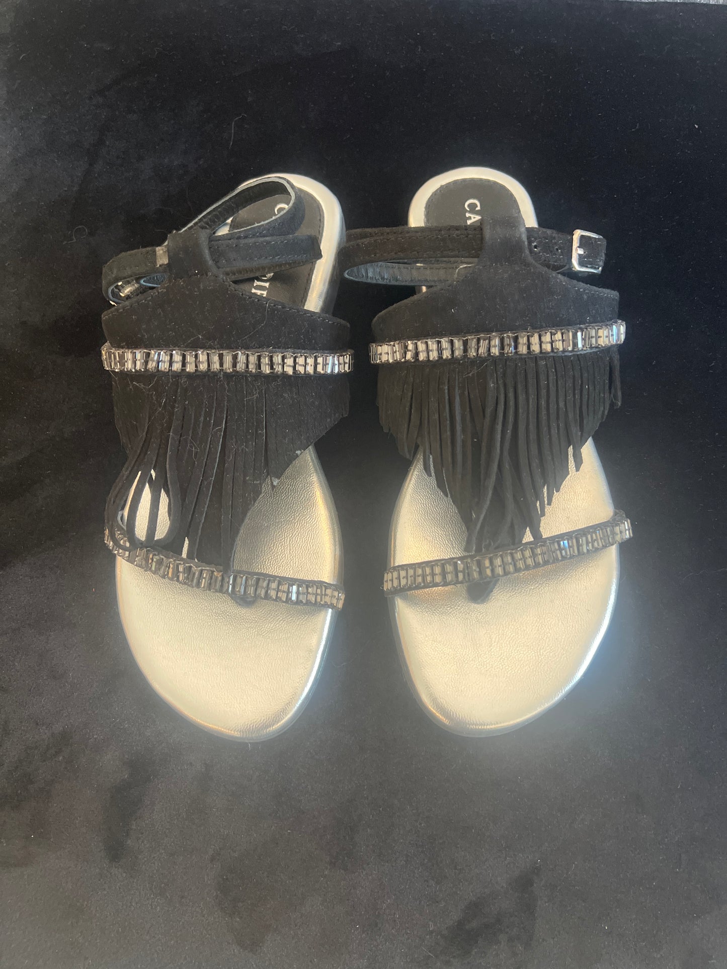 Cafe' Noir - Infradito Camoscio Frangie