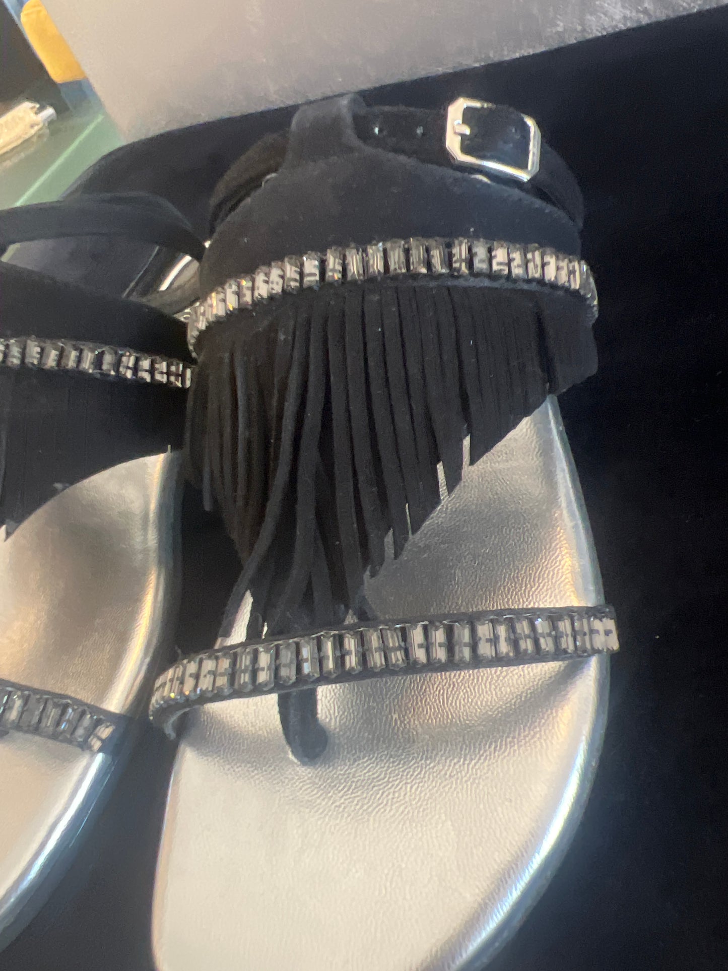 Cafe' Noir - Infradito Camoscio Frangie