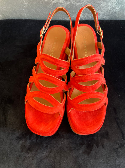 Cafe' Noir - Sandalo Zeppa Tre Incroci