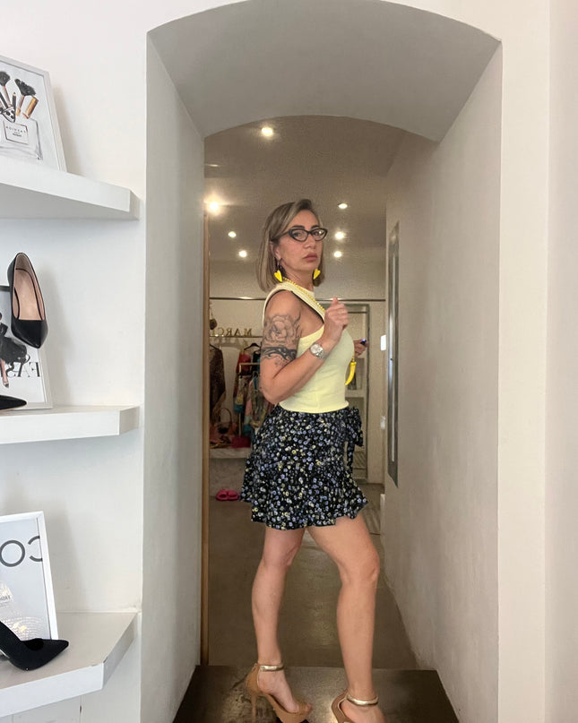 Nueva Vida - Fantasia Fiorata - AB933 GONNA PANTALONCINO