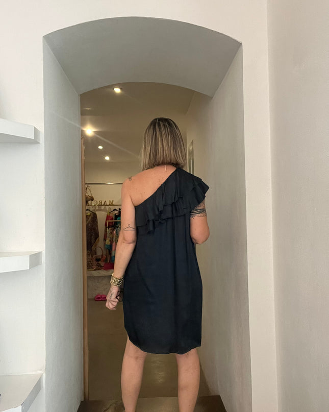 Nueva Vida - Abito Monospalle - YM 2856 ORCHIDEA