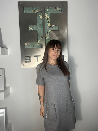 Nueva Vida - Abito Maglia Cristalli Virna