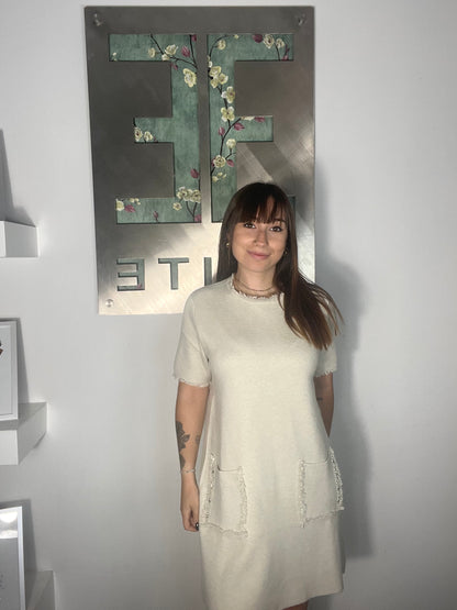 Nueva Vida - Abito Maglia Cristalli Virna