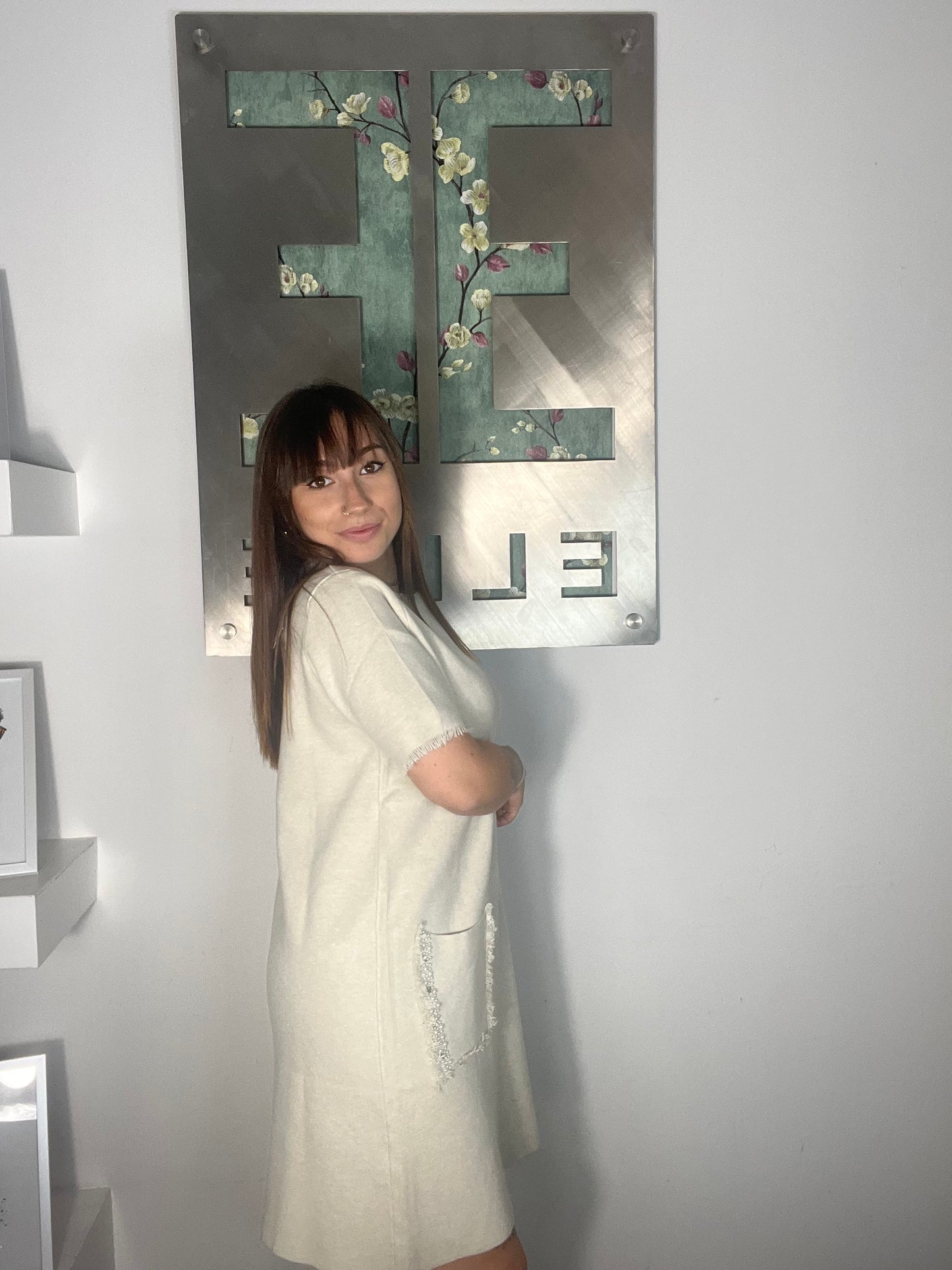 Nueva Vida - Abito Maglia Cristalli Virna