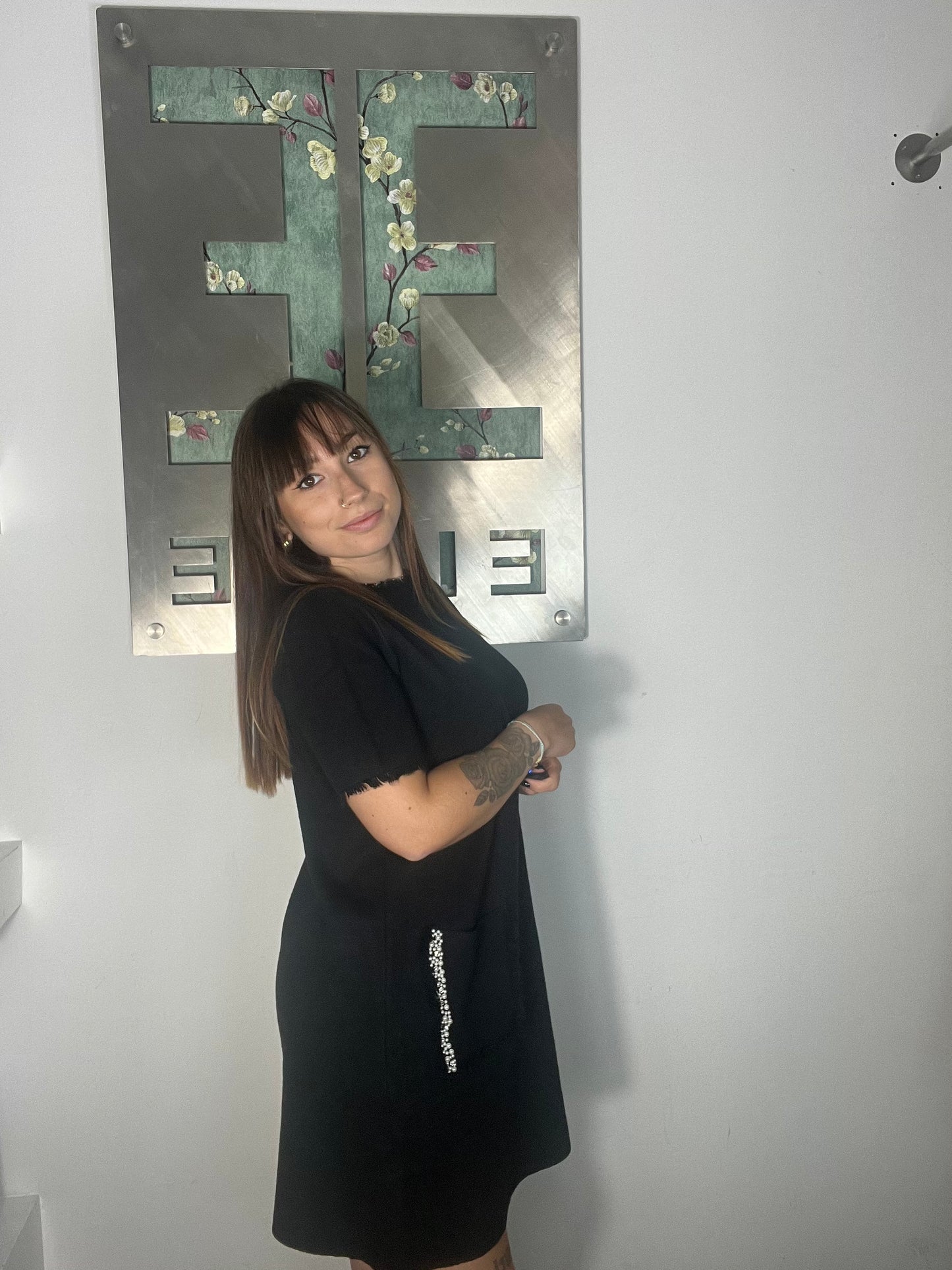 Nueva Vida - Abito Maglia Cristalli Virna