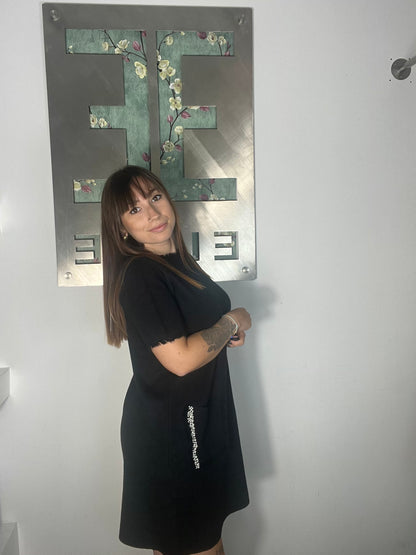 Nueva Vida - Abito Maglia Cristalli Virna