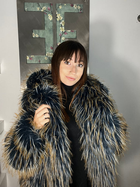 Nueva Vida - Pelliccia Blu Gialla Capp