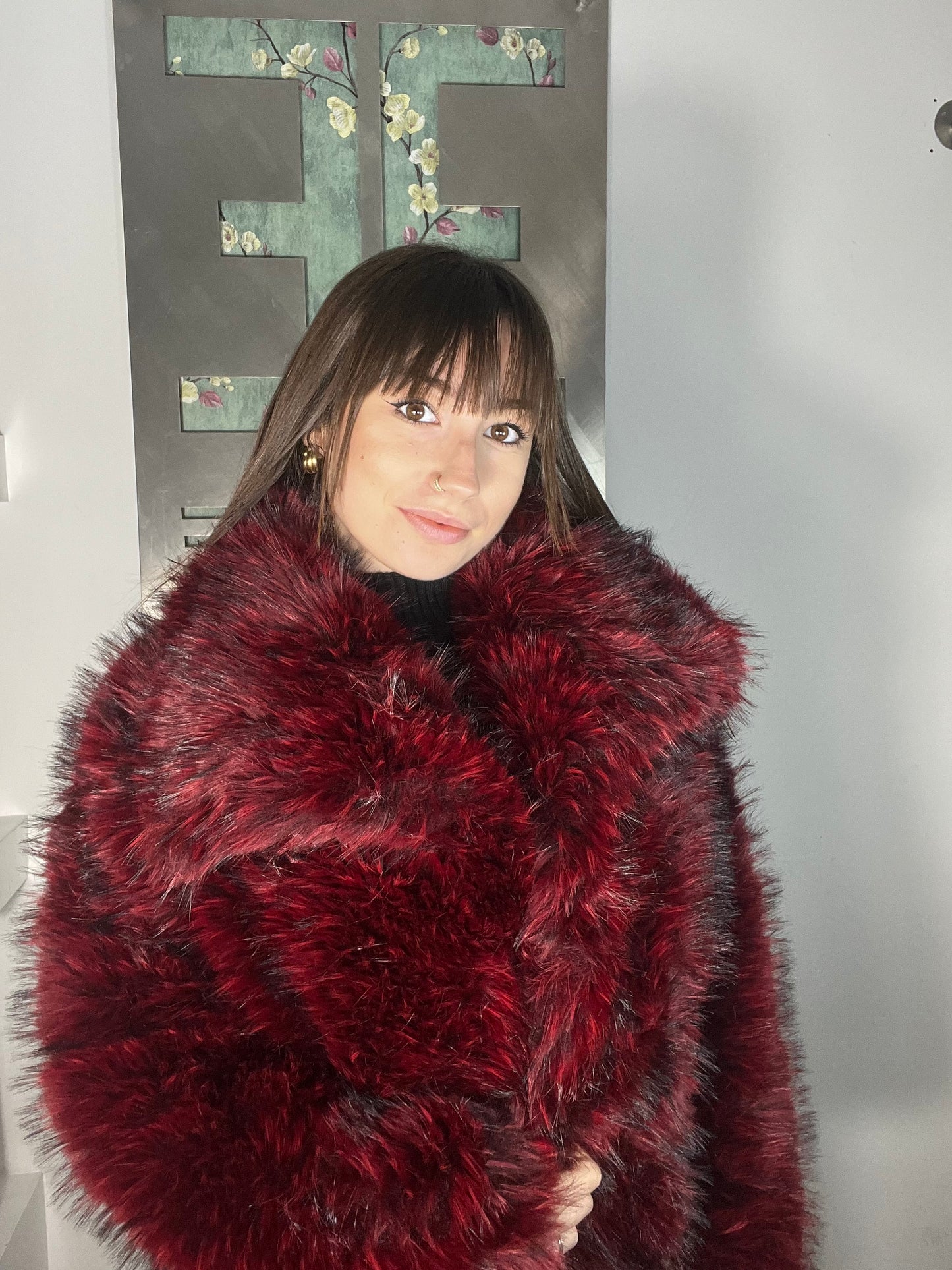 Nueva Vida - Pelliccia Bordeaux