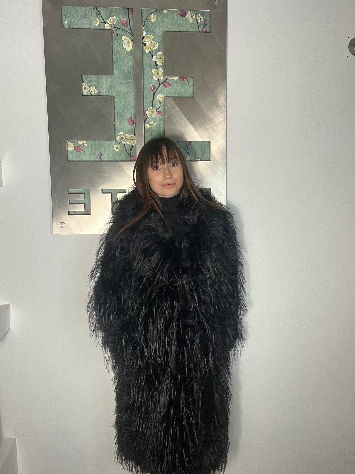 Nueva Vida - Pelliccia Nera Lunga