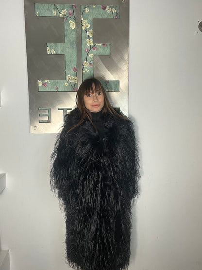 Nueva Vida - Pelliccia Nera Lunga