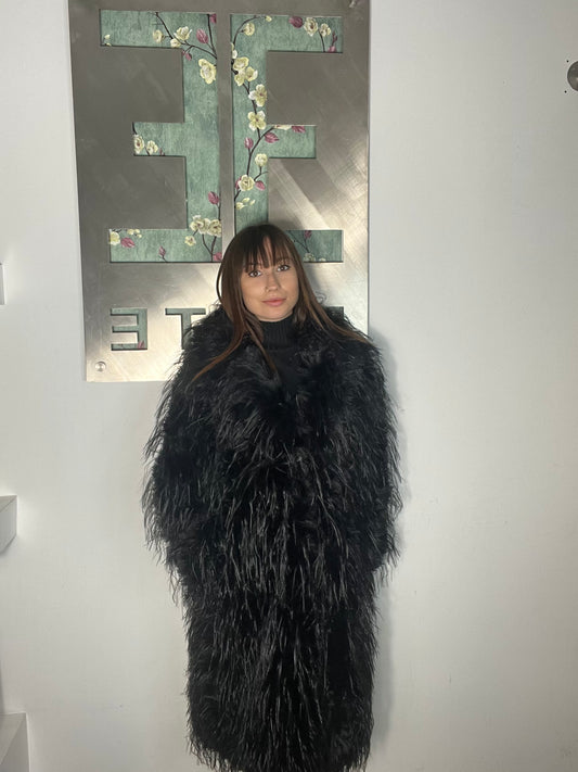 Nueva Vida - Pelliccia Nera Lunga