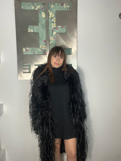 Nueva Vida - Pelliccia Nera Lunga