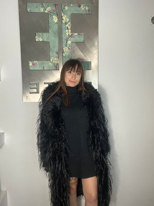 Nueva Vida - Pelliccia Nera Lunga