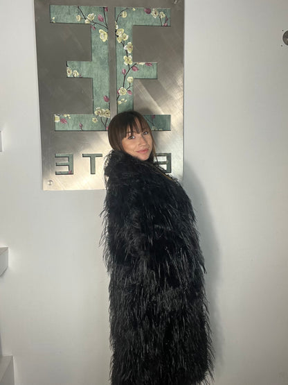 Nueva Vida - Pelliccia Nera Lunga