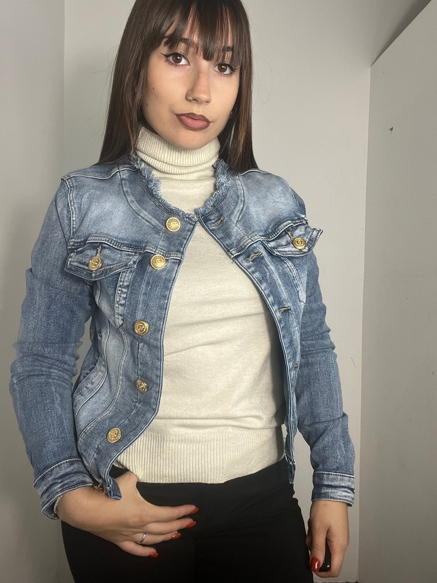 Nueva Vida - Giubbotto Jeans Tani