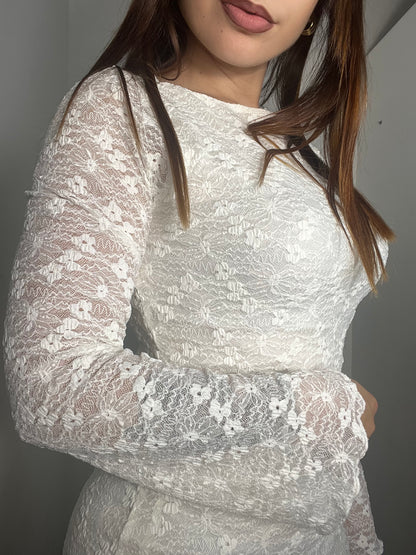 Nueva Vida - Mini Abito Pizzo Aurora - 7090