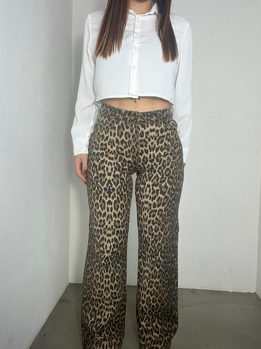Nueva Vida - Jeans Palazzo Animalier - 1126