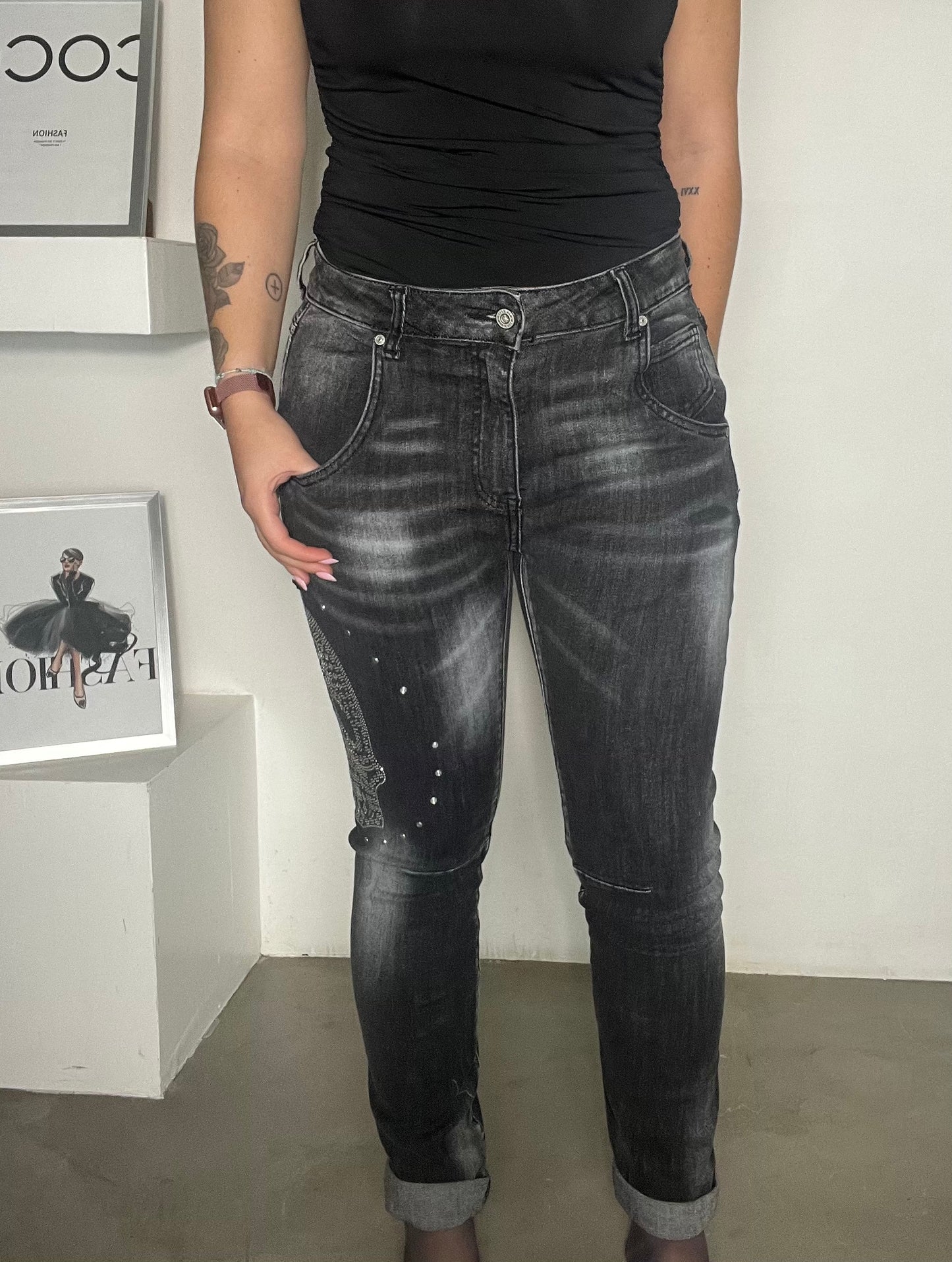 Nueva Vida - Jeans Teschio