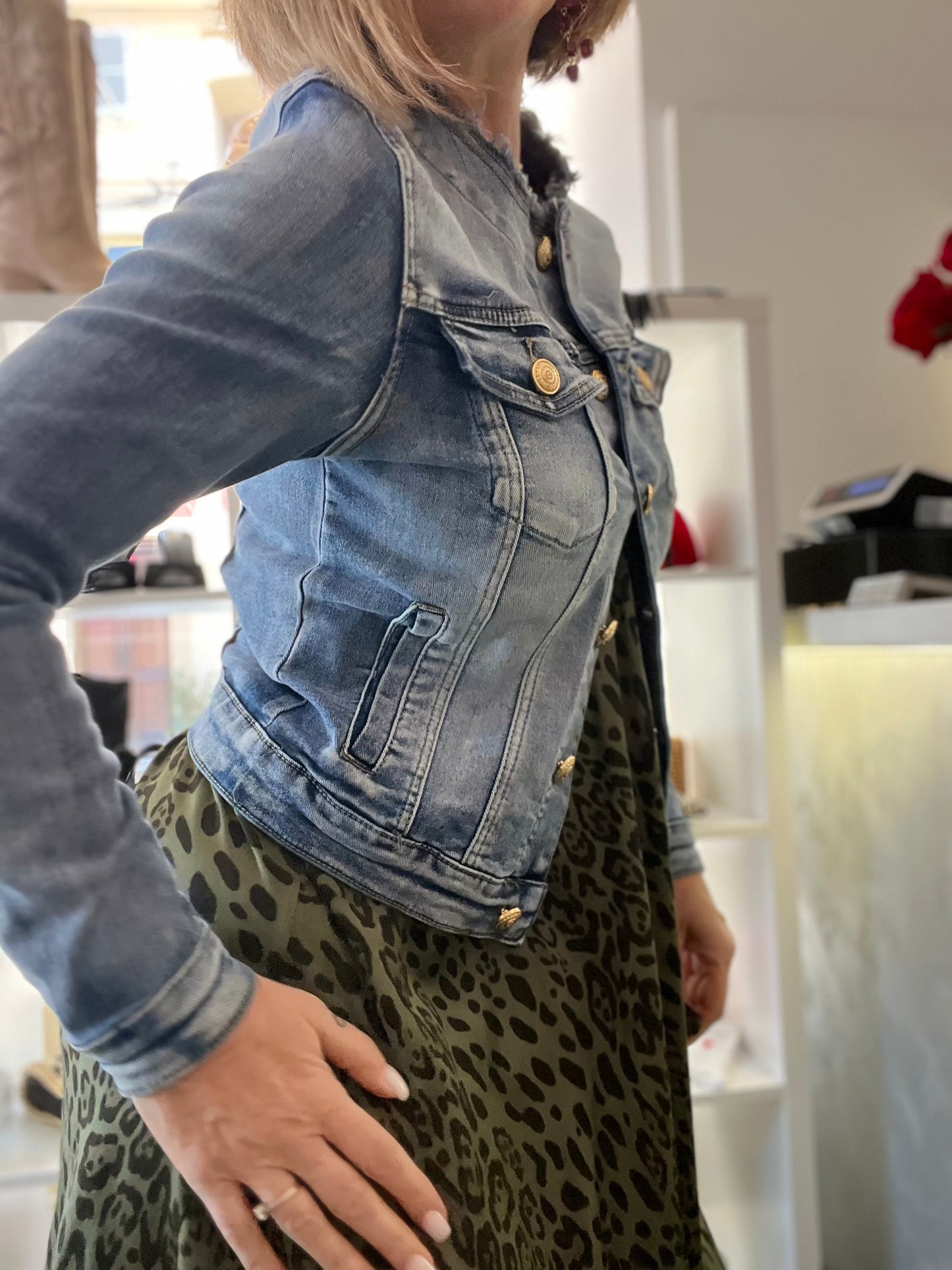 Nueva Vida - Giubbotto Jeans Irene