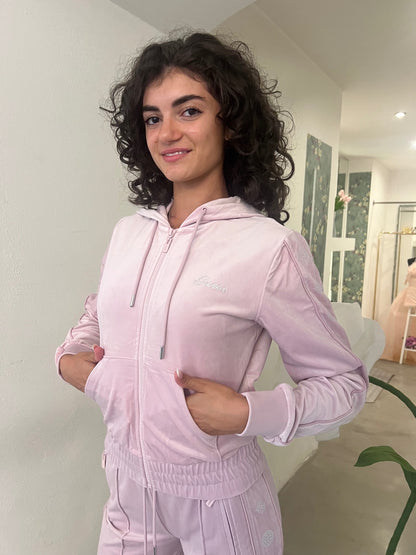 Maglia Hoodie - Rosa / Nero
