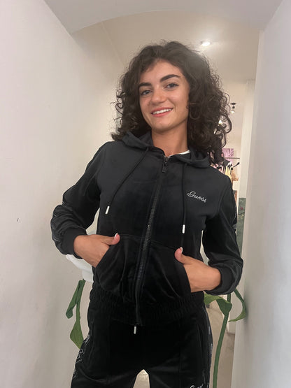 Maglia Hoodie - Rosa / Nero
