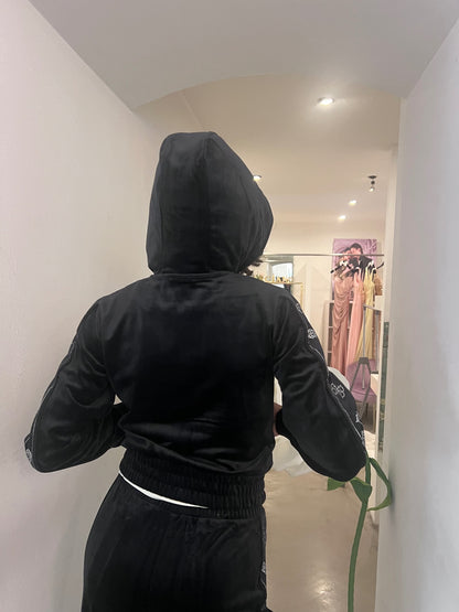 Maglia Hoodie - Rosa / Nero